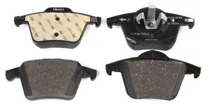 Volvo Disc Brake Pad Set - Rear 30793093